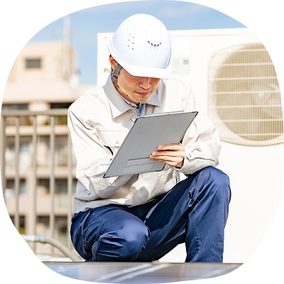 採用インタビュー2の作業・現場の写真